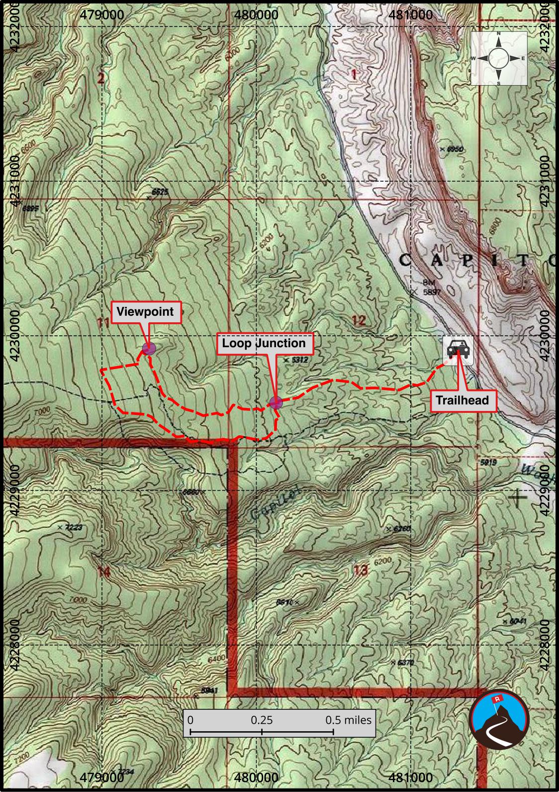 Hiking Old Wagon Loop Trail - Capitol Reef | Road Trip Ryan