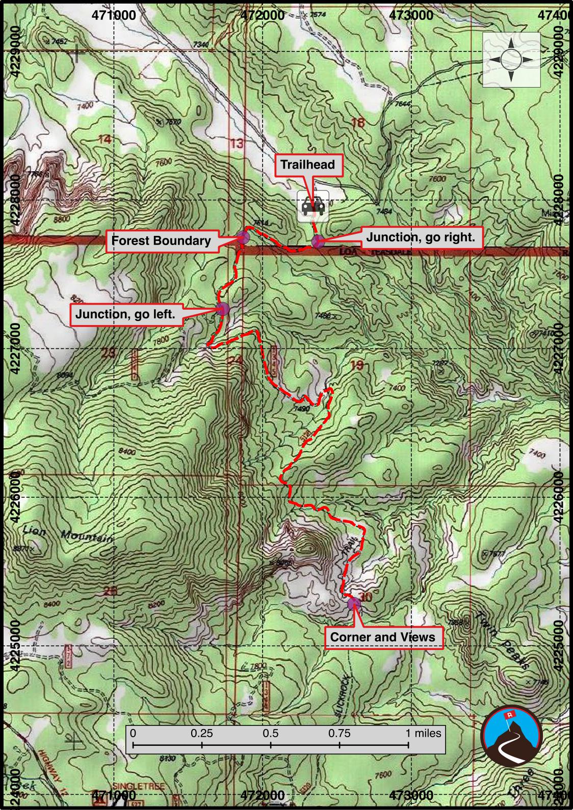 slickrock trail map