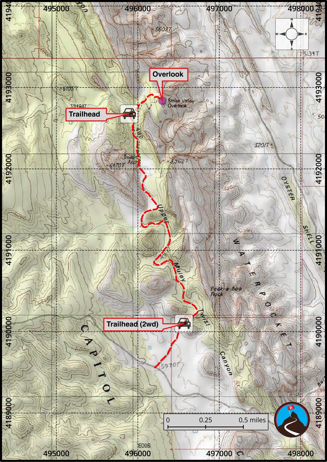 Hiking Strike Valley Overlook - Burr Trail | Road Trip Ryan