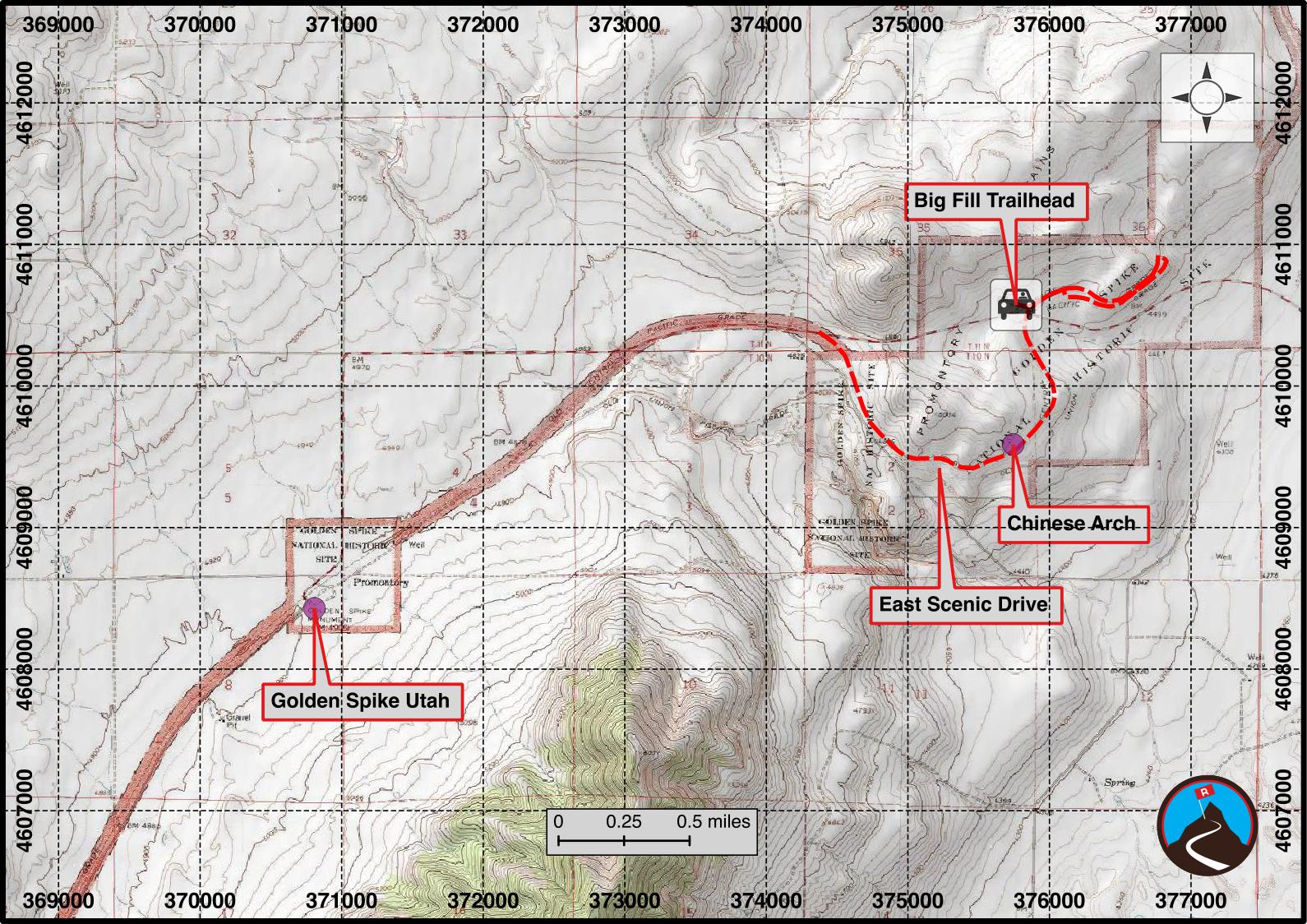 Hiking Golden Spike National Monument - Promontory Point - Road Trip Ryan